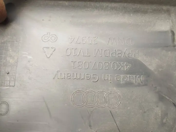 Audi A6 C7 (2014 - 2018) 4K0807081 Облицовка радиатора — фото 2