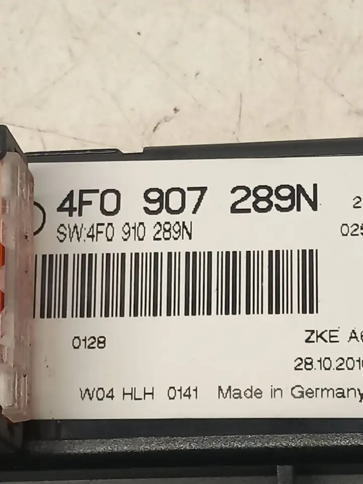 Audi A6 S6 C6 4F (2008 - 2011) 4F0907289N Модуль комфорта — фото 2