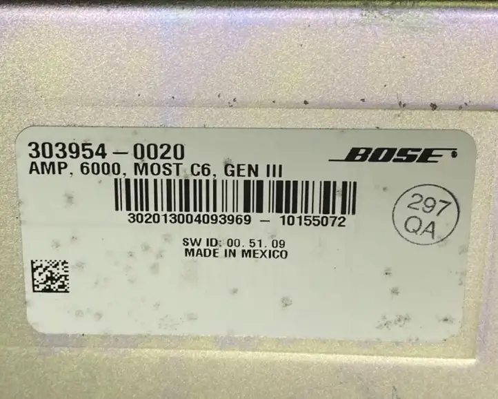 Audi A6 Allroad C6 (2008 - 2011) 3039540020 Усилитель звука — фото 7