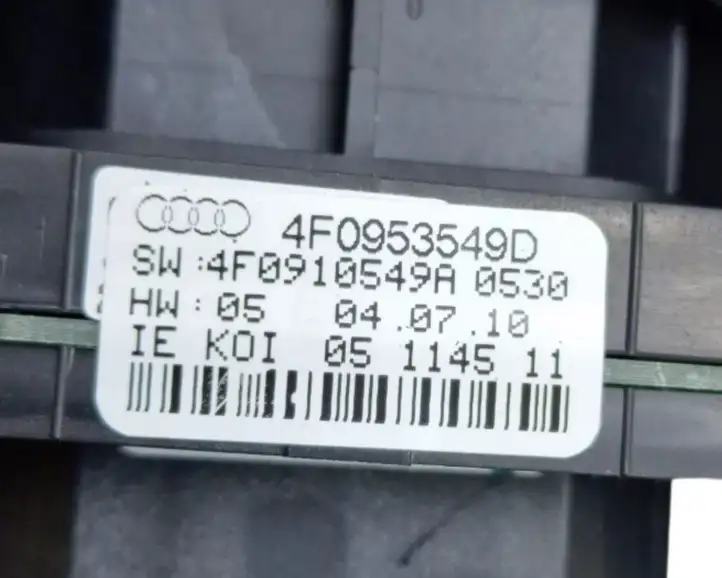 Audi A6 Allroad C6 (2008 - 2011) 4E0953503G Контактное кольцо SRS — фото 9