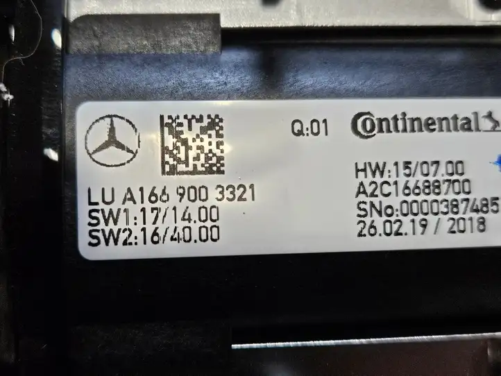Mercedes-Benz GLC X253/C253 (2015 - ) Контроллер мультимедийной системы — фото 12