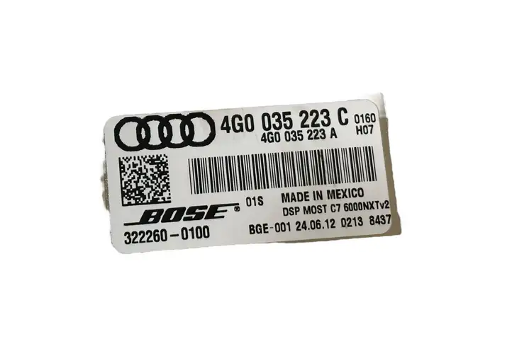 Audi A6 C7 (2011 - 2014) 4G0035223A Усилитель звука — фото 6
