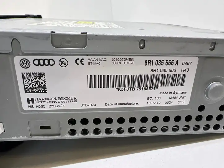 Audi A5 8T 8F (2011 - 2016) 8R1035666A Магнитола / мультимедийная система — фото 4