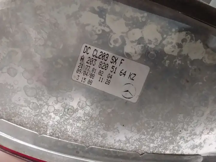 Mercedes-Benz CLC CL 203 (2008 - 2011) A2038205164 Задний фонарь в кузове — фото 3