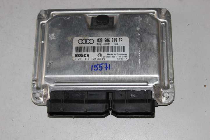 038906019FP Audi A4 S4 B6 8E 8H Variklio valdymo blokas