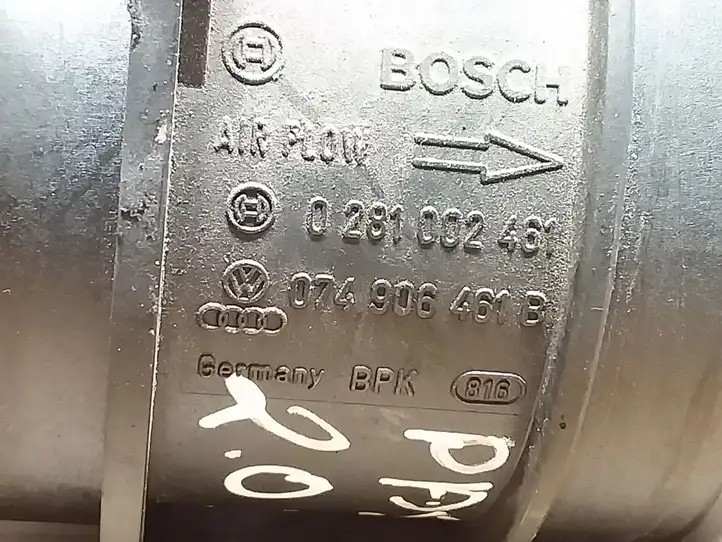 Volkswagen PASSAT B6 (2005 - 2010) 0281002461 Датчик массового расхода воздуха — фото 2