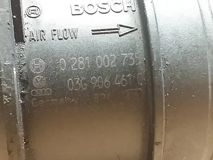 Volkswagen PASSAT B6 (2005 - 2010) 03G906461C Датчик массового расхода воздуха — фото 2