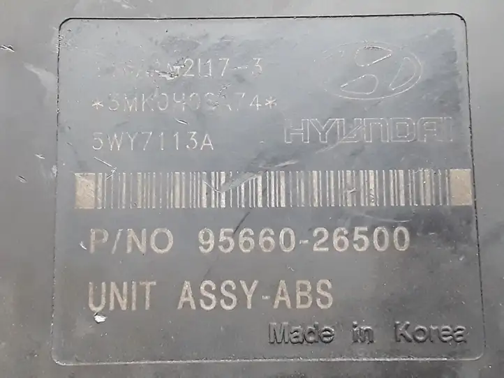 Hyundai Santa Fe (2000 - 2005) 9566026500 ABS блок — фото 3