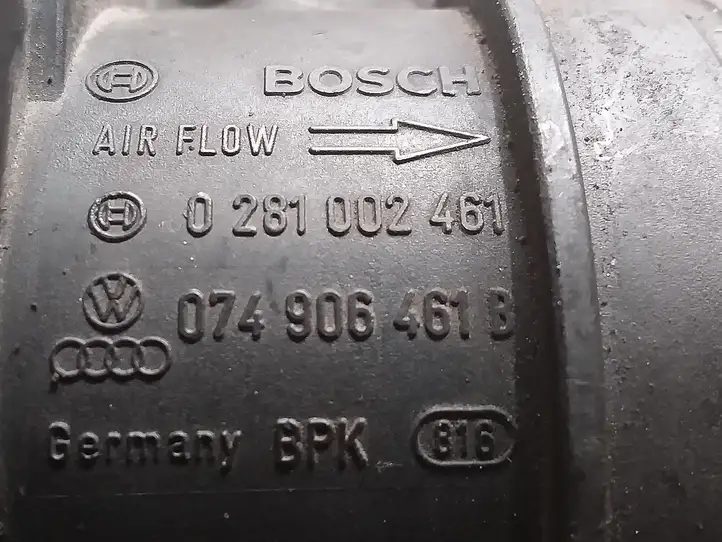 Volkswagen PASSAT B6 (2005 - 2010) 0281002461 Датчик массового расхода воздуха — фото 4
