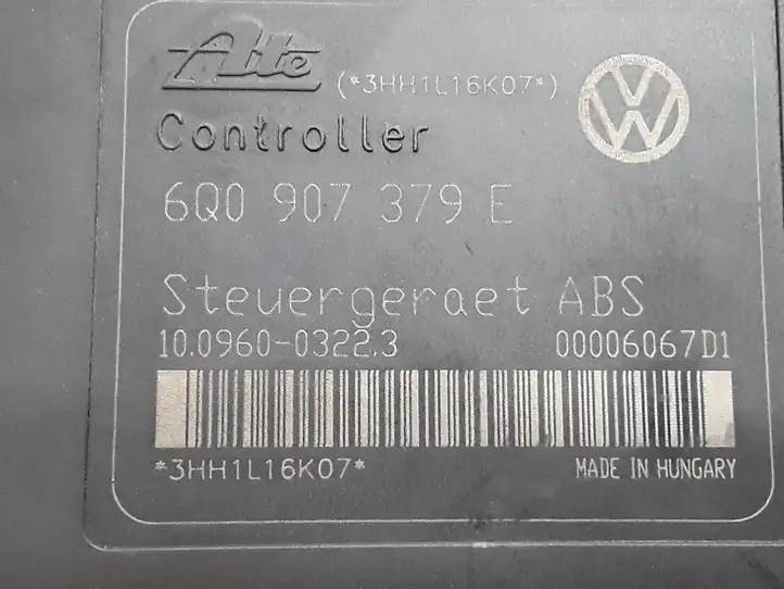 Volkswagen Polo (2001 - 2005) 6Q0907379E ABS блок — фото 2