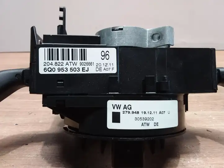 Skoda Fabia Mk2 (5J) (2007 - 2014) 6Q0953503EJ Контактное кольцо SRS — фото 3