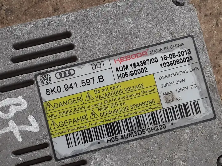 Volkswagen PASSAT B7 (2011 - 2014) 8K0941597B Блок розжига ксенона — фото 2