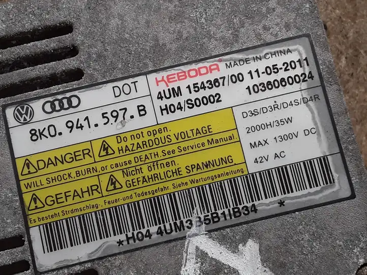 Volkswagen PASSAT B7 (2011 - 2014) 8K0941597B Блок розжига ксенона — фото 2