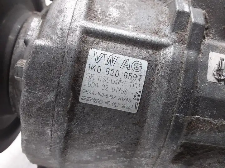 Volkswagen PASSAT B6 (2005 - 2010) 1K0820859T Компрессор (насос) кондиционера воздуха — фото 2