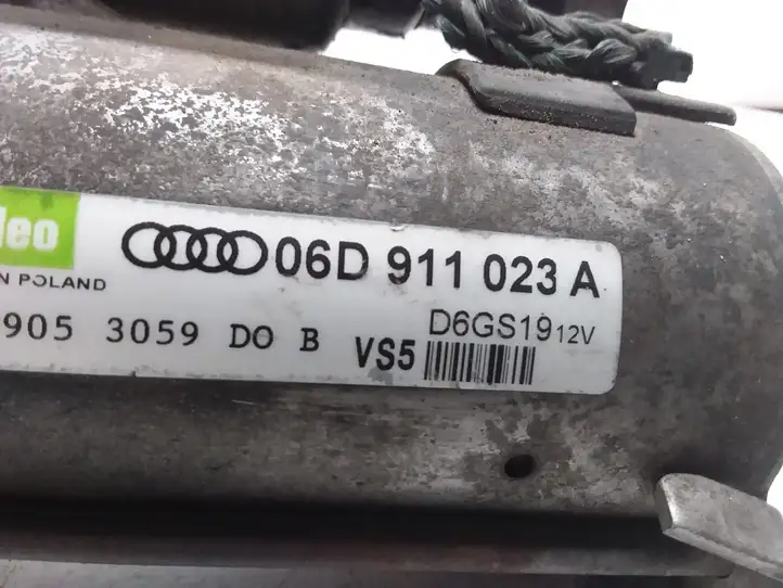 Audi A4 S4 B7 8E 8H (2004 - 2009) 06D911023A Стартер — фото 2