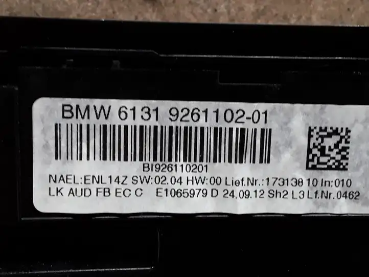 BMW 3 F30 F35 F31 (2012 - 2018) 9261102 Блок управления климат-контролем — фото 4
