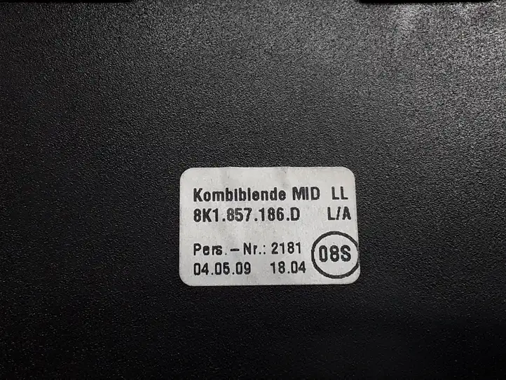 Audi A4 S4 B8 8K (2007 - 2011) 8K1857186D Отделка магнитолы — фото 3