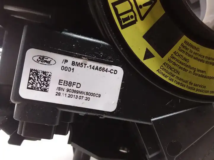 Ford Focus (2011 - 2015) BM5T14A664CD Контактное кольцо SRS — фото 3