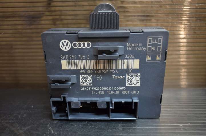 8K0959795 Audi A4 S4 B8 8K Durų elektronikos valdymo blokas