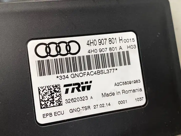 Audi RS7 C7 (2014 - 2018) 4H0907801H Блок управления стояночным тормозом — фото 2