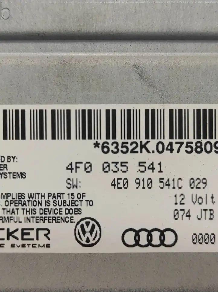 Audi A6 S6 C6 4F (2004 - 2008) 4F0035541 Магнитола / мультимедийная система — фото 3