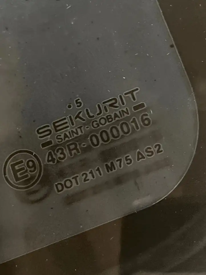 Citroen Berlingo (2003 - 2007) 43R000016 Боковое стекло в середине кузова — фото 2