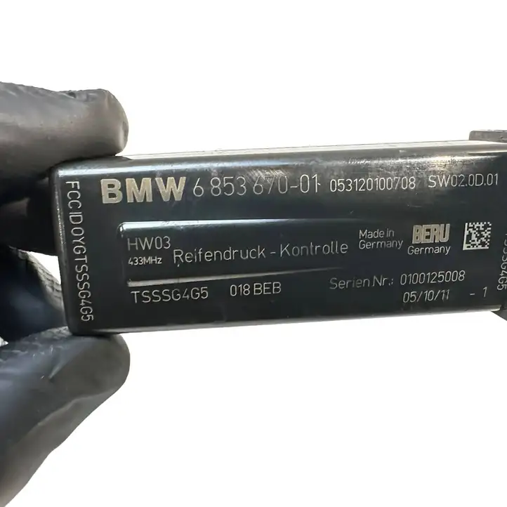 BMW 5 F10 F11 (2009 - 2016) 6853670 Блок управления TPMS — фото 5