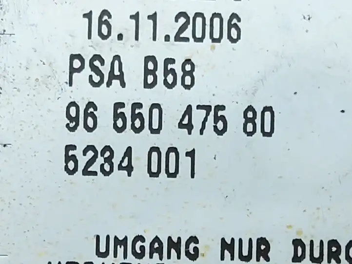 Citroen C4 I Picasso (2006 - 2013) 9655047580 Подушка безопасности сиденья — фото 2