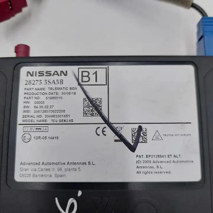 Nissan Leaf II (ZE1) (2017 - ) 282755SA5B Bluetooth модуль — фото 2