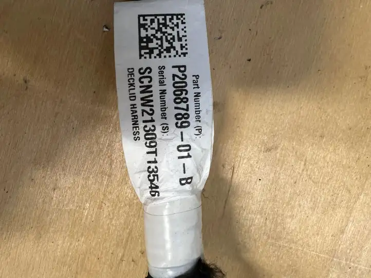 Tesla Model 3 (2017 - 2023) P206878901B Жгут проводов крышки багажника — фото 5