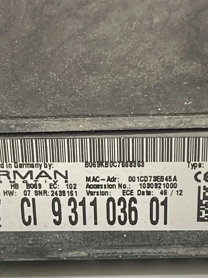 BMW 3 F30 F35 F31 (2012 - 2018) 9311036 Магнитола / мультимедийная система — фото 8