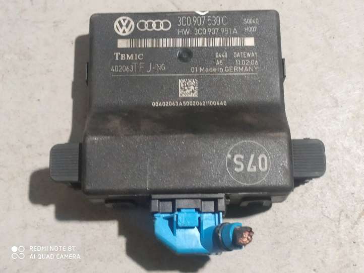 3C0907530C Volkswagen PASSAT B6 Gateway valdymo modulis