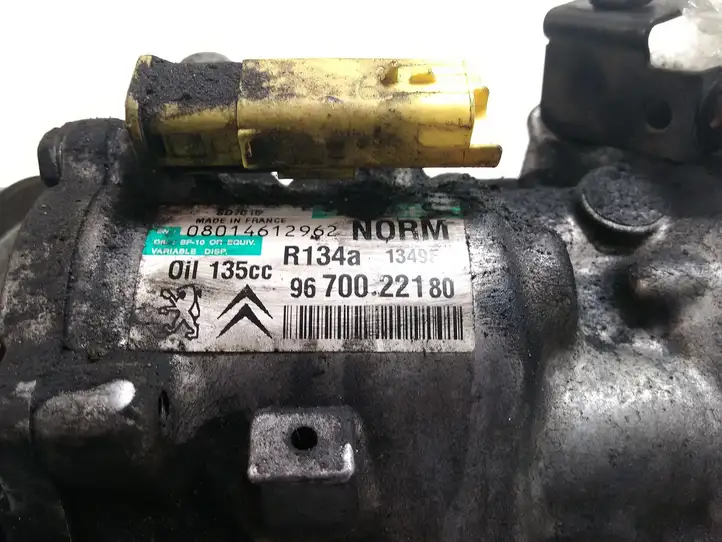Citroen C5 (2004 - 2008) 9670022180 Компрессор (насос) кондиционера воздуха — фото 4