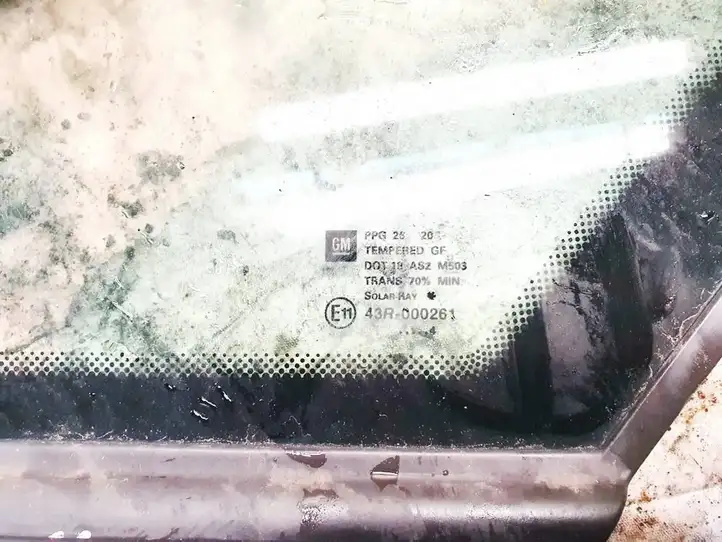 Opel Meriva A (2002 - 2006) Треугольное стекло кузова — фото 3