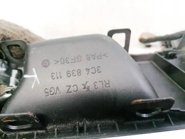 (2005 - 2010) 3C4839113 Внутренняя ручка задней двери — фото 3