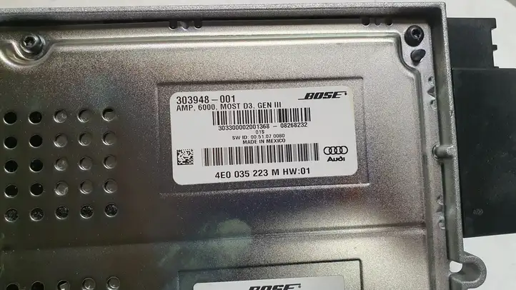 Audi A8 S8 D3 4E (2002 - 2005) 4E0035223M Усилитель звука — фото 7