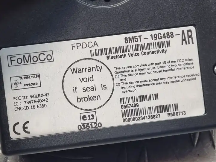 Ford Mondeo MK IV (2007 - 2014) 8M5T19G488AR Bluetooth модуль — фото 4