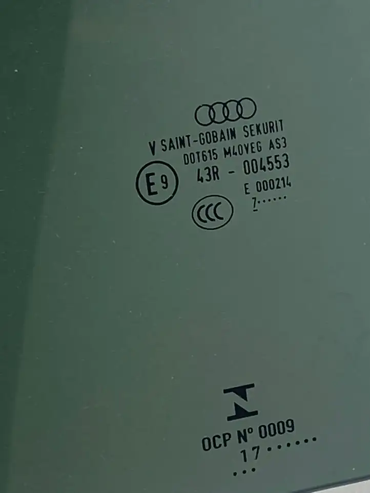 Audi Q5 SQ5 (2017 - ) 43R004553 Стекло передней двери — фото 2