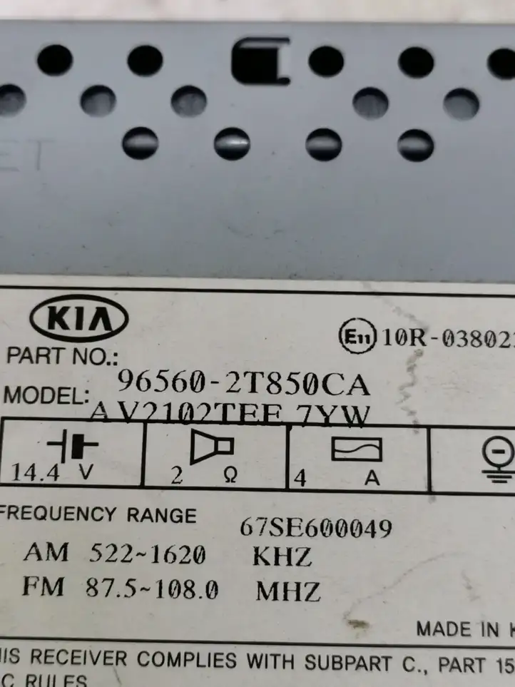 Kia Optima (2013 - 2015) 965602T850CA Магнитола / мультимедийная система — фото 9