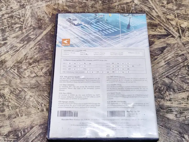 Mercedes-Benz A W169 (2004 - 2012) A1698273459 Навигационные карты CD/DVD — фото 2