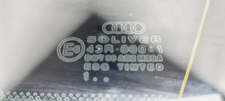 Audi A4 S4 B6 8E 8H (2000 - 2006) Заднее боковое стекло — фото 2