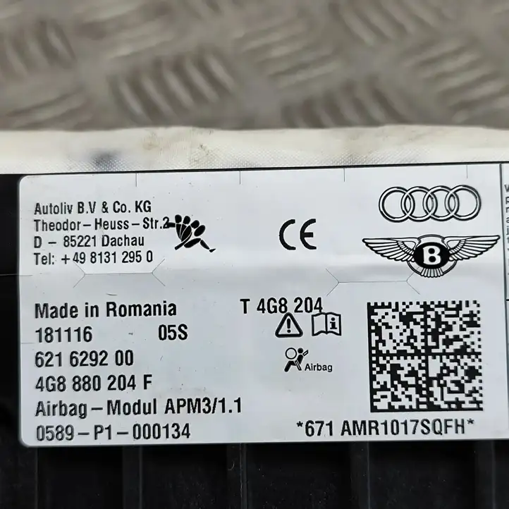 Audi A7 S7 4G (2014 - 2018) 4G8880204F Подушка безопасности пассажира — фото 6