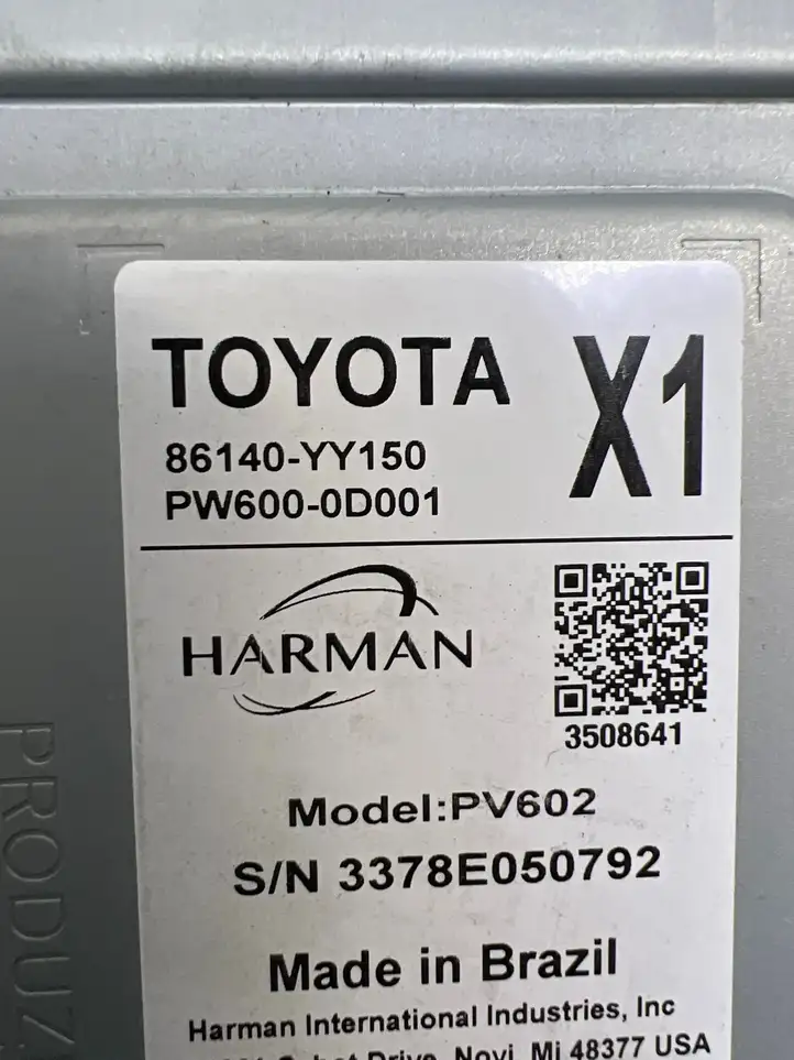 Toyota Yaris (2019 - ) 86140yy150 Блок Hi-Fi аудиосистемы — фото 5