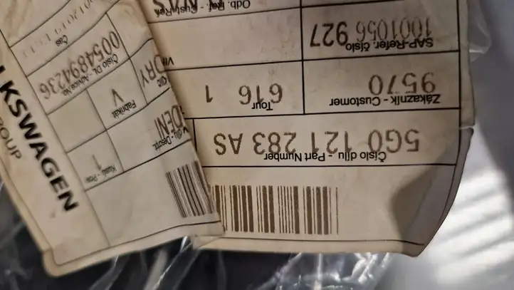 Volkswagen Golf VII (2013 - 2019) 5G0121283AS Дефлектор воздуха — фото 3
