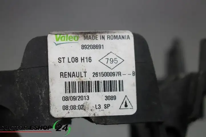 Renault Clio IV (2012 - 2019) 261500097RB Передняя противотуманная фара — фото 9