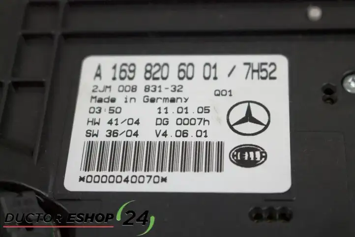 Mercedes-Benz A W169 (2004 - 2012) A1698206001 Передняя подсветка — фото 4