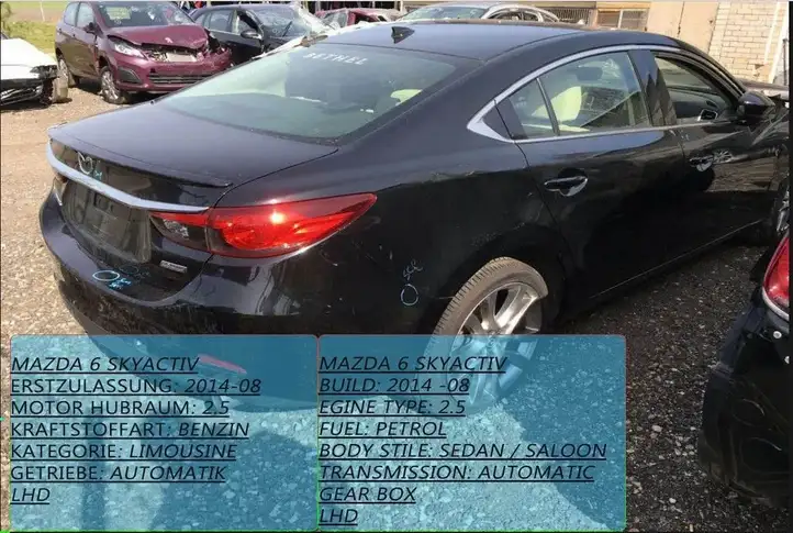 Mazda 6 (2012 - 2015) Плафон салона — фото 6
