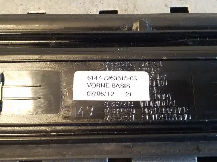 BMW 3 F30 F35 F31 (2012 - 2018) 51477263315 Внутренняя отделка переднего порога — фото 2