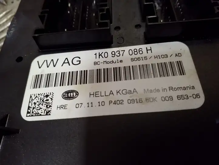 Seat Altea XL (2004 - 2015) 1K0937086H Модуль комфорта — фото 2