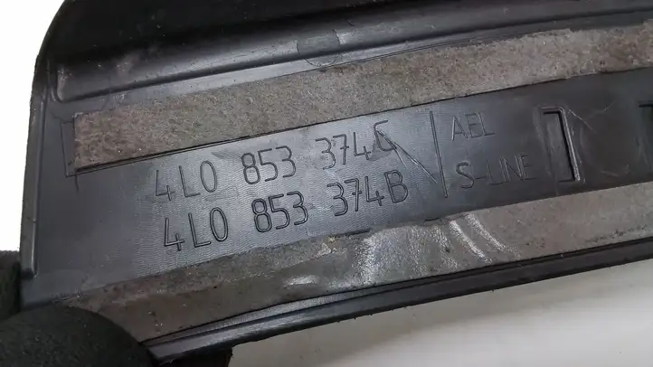 Audi Q7 4L (2005 - 2009) 4L0853374B Внутренняя отделка переднего порога — фото 6